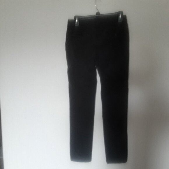 Men's George  size 29 x 30 slim black dress pants w/zipper and button closure - Picture 1 of 5